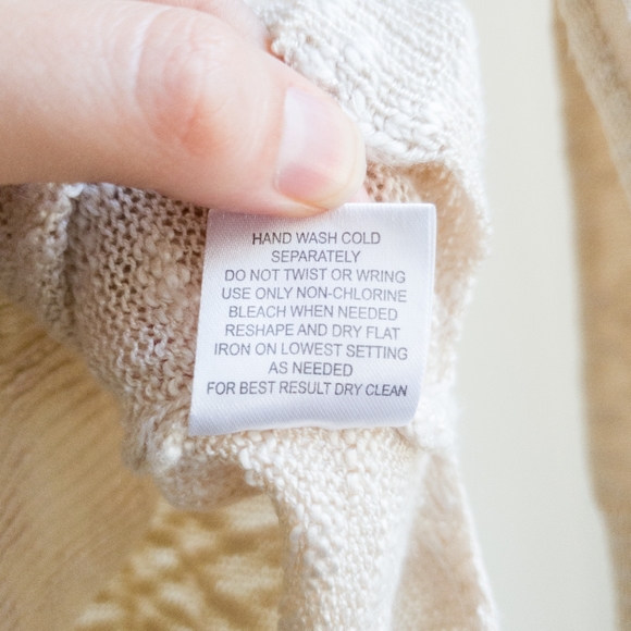 Pink Rose Cream, Pink, Navy Sweater Size Medium - Picture 8 of 9